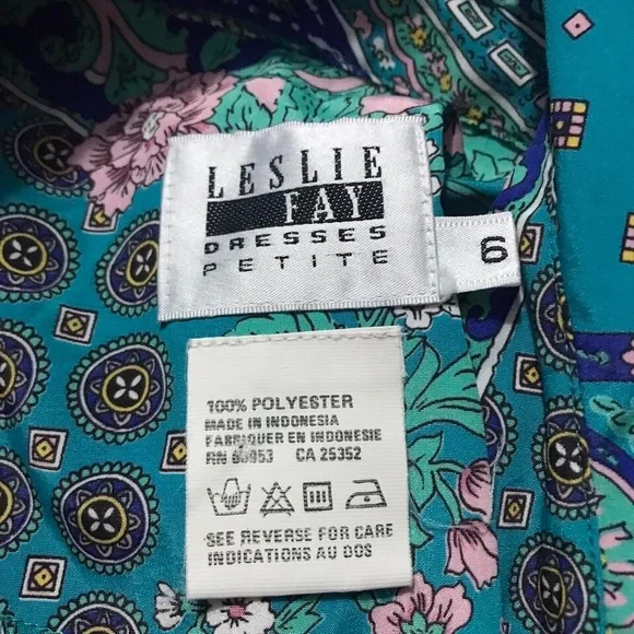 genuine vintage 80s shirt dress - Picture 2 of 4